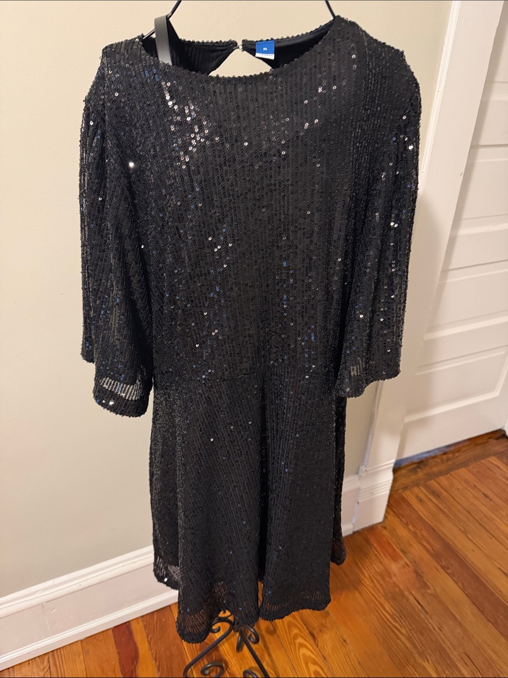 Old Navy Black Sequin Cocktail Dress